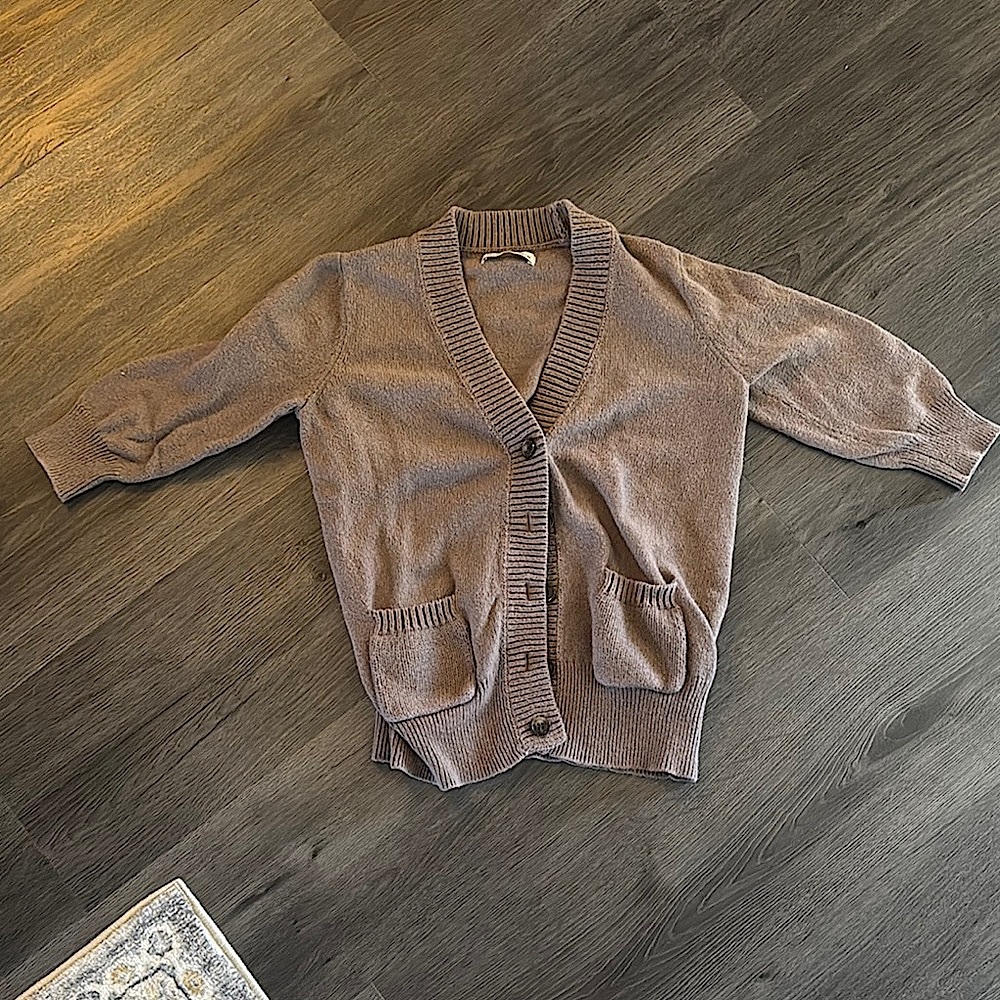 Old Navy Brown Cardigan Sweater